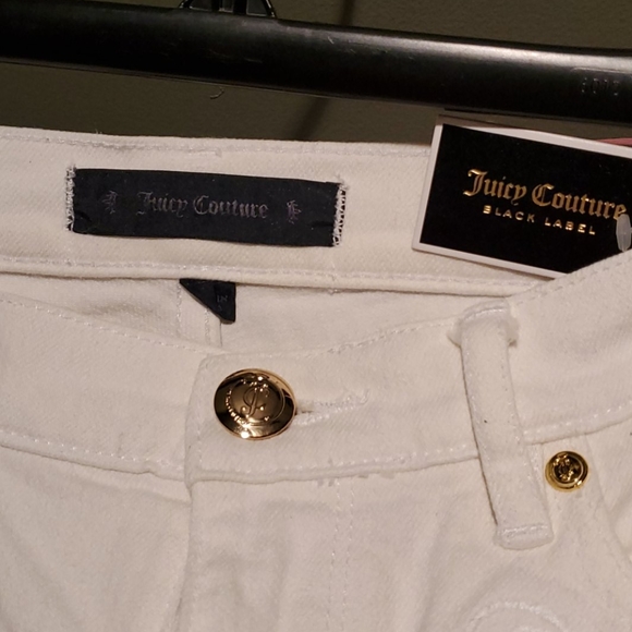 NWT Juicy Couture Black Label White Jean - Picture 5 of 6